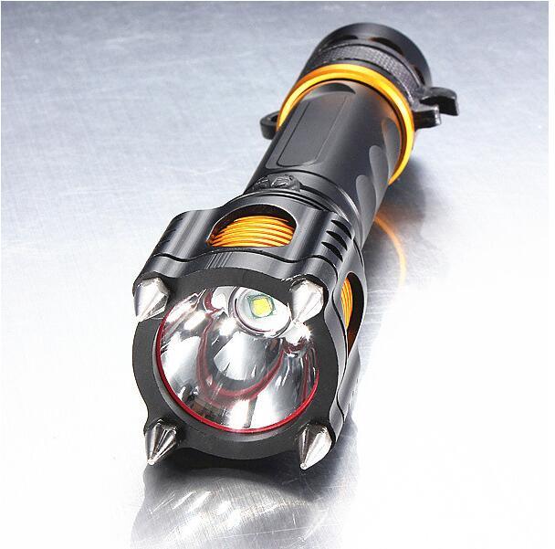 5 Light Modes IP66 Super Bright Rechargeable Tactical LED Flashlight (SYSG-180901)