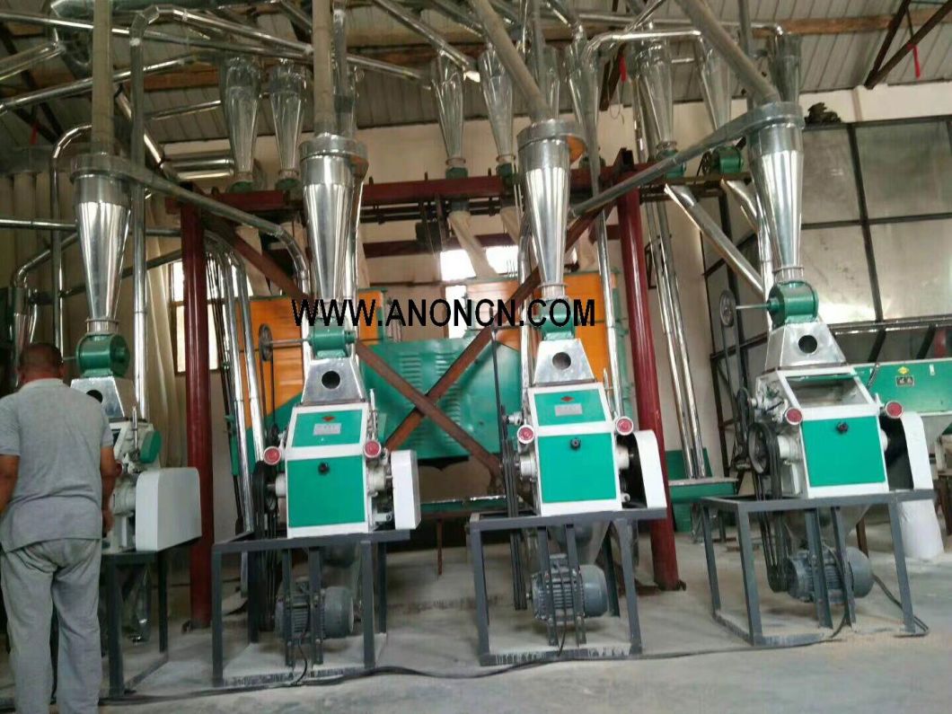 Anon 50 Tons Per Day Complete Auto Wheat Flour Mill Machine