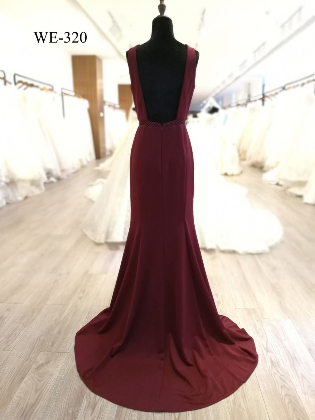 Fashion Ladies Elegant Plus Size Red Cocktail Dress