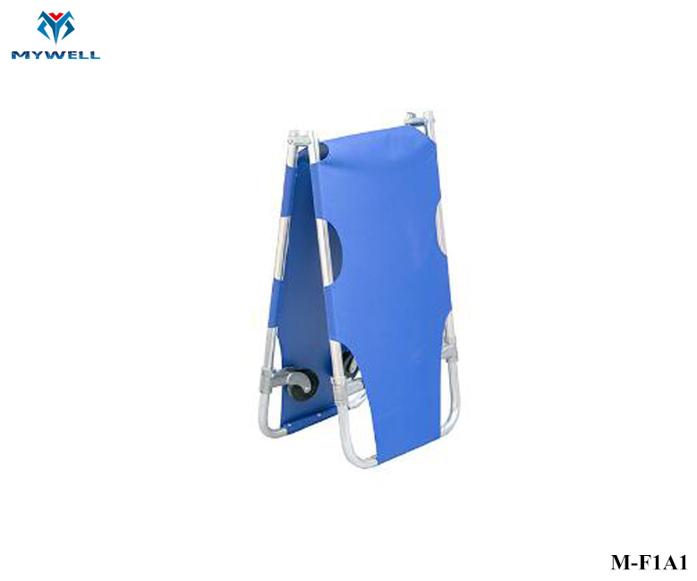 M-F1a1 Portable Medical Fold up Folding Stretcher Bed