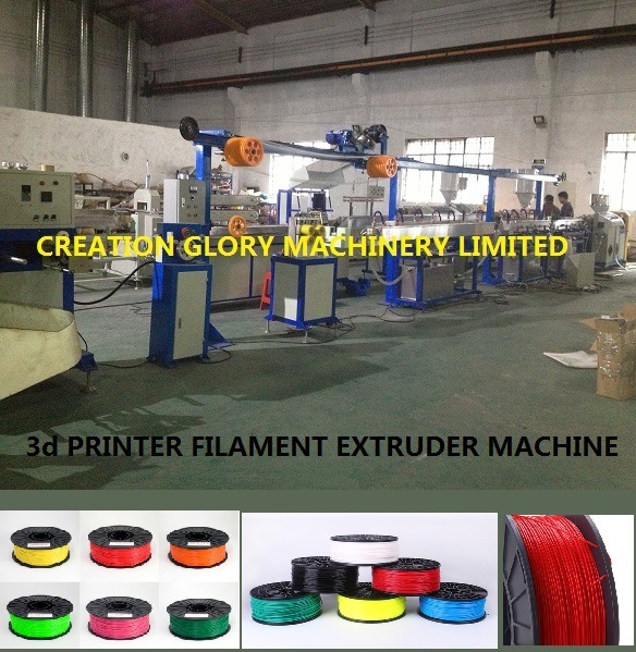 Automatic Plastic Extruding Machine for Making 3D Printer Consumables