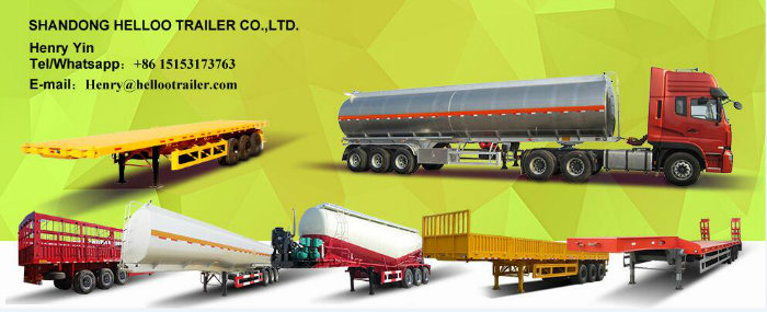 China Bulk Cement Tank Semi Trailer 2axle or 3 Axle 30-60m3