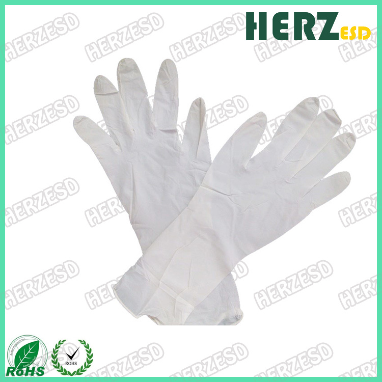 Ce Approved Poly White /Blue Nitrile Examination Gloves