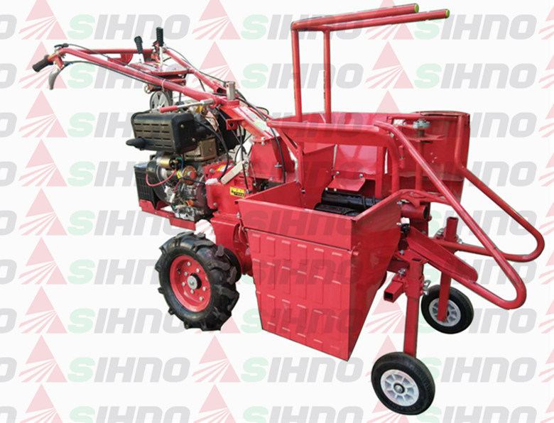 Hot Sale Walking Tractor Mini Corn Harvester/Maize Harvesting Machine