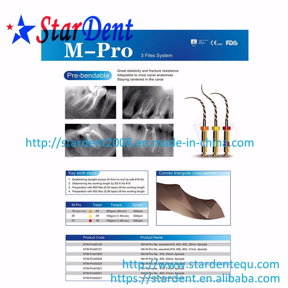 New Dental IMD M-PRO 3 Files System of Dental Medical Lab Surgical Diagnostic Hospital Equipment