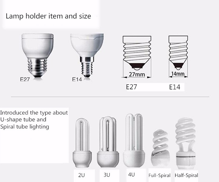 Energy Saving Bulb Light 15W 18W E27 Big Full Spiral Compact Bulbs