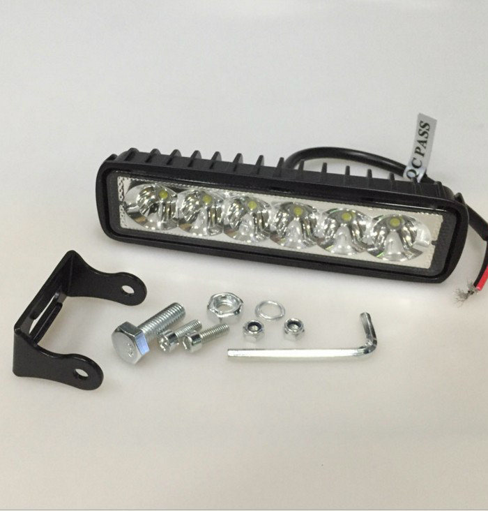 High Brightness 6000K 12V 18W LED Work Light