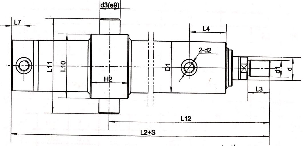 Engineering Agriculture Truck Hydraulic Cylinder