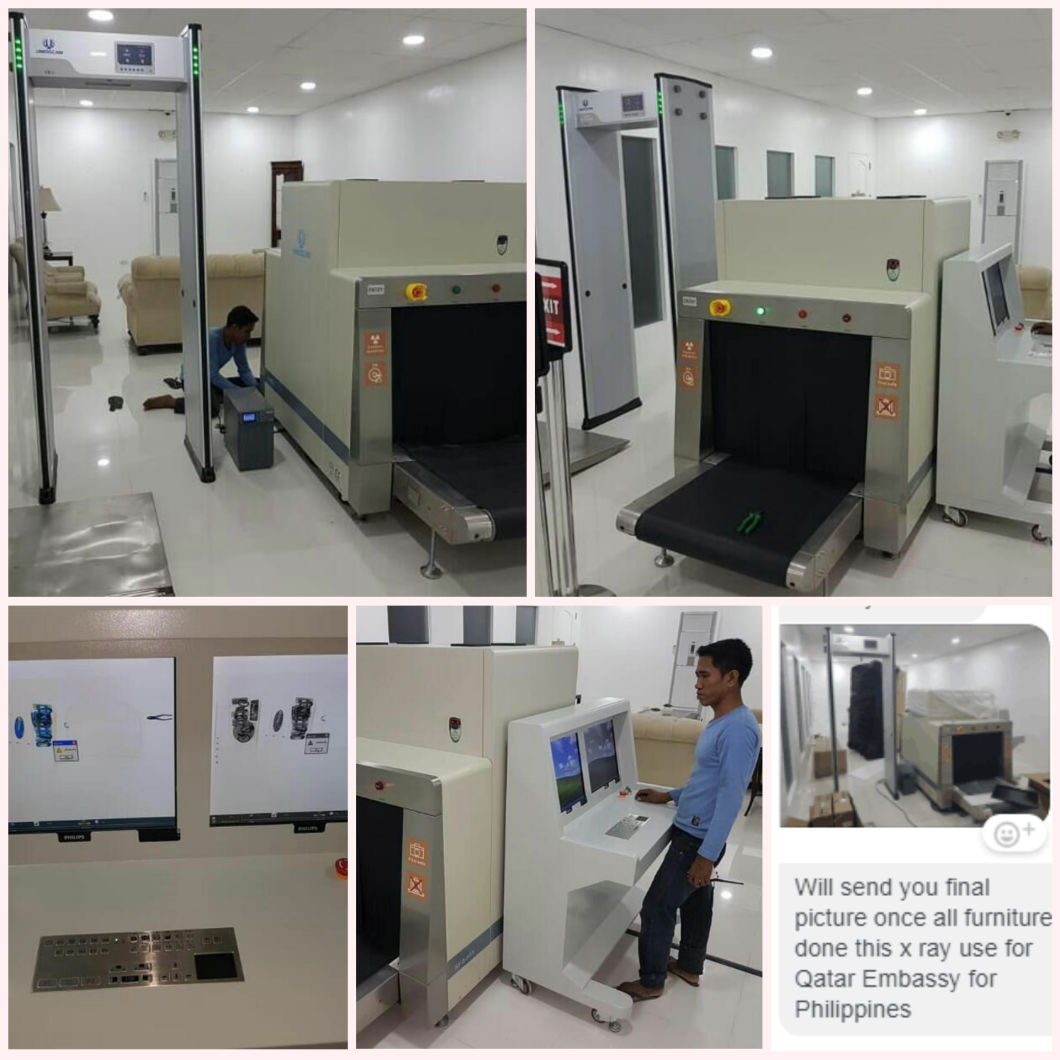 Low Conveyor Design X-ray Inspection System with a Tunnel Size of 80 X 65 Cm