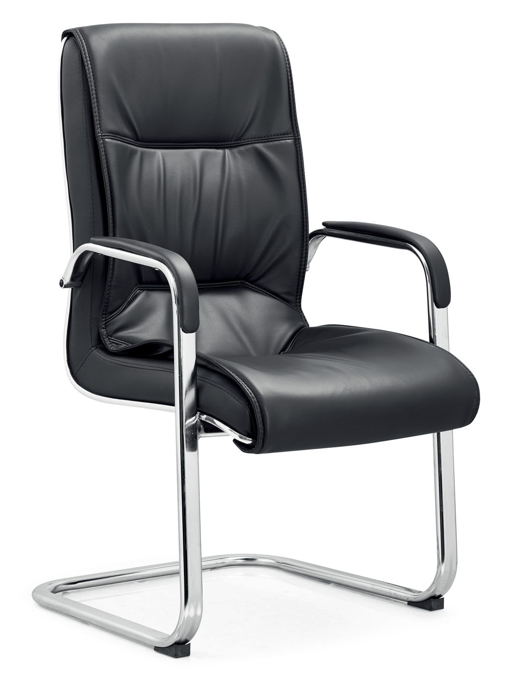 Contemporary Office Conference Room Leather Upholstered Visitor Chair (PK508)