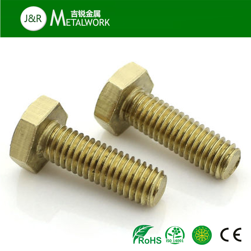 Full Thread Brass Hex Bolt (DIN933)