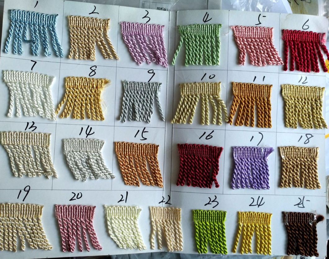 More Color Choice Bullion Fringe Tassel for Decoration