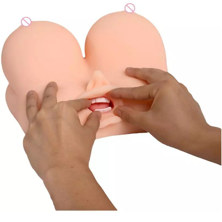 Artificial Soft Male Adult Products Vagina Breast Sex Toy