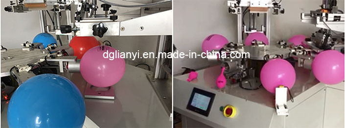 Automatic Two Color Balloon Silk Screen Printer