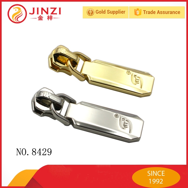 OEM Custom Brand Logo Metal Zipper Puller and Zipper Pulls