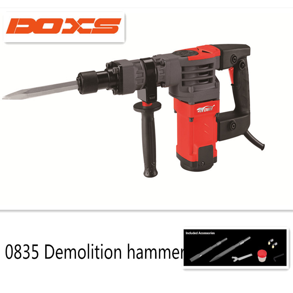 17mm 1000W Professional Demolition Hammer with 35mm Big Cylinder