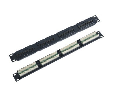 Optic Fiber-24 Ports Cat. 5e Patch Panel