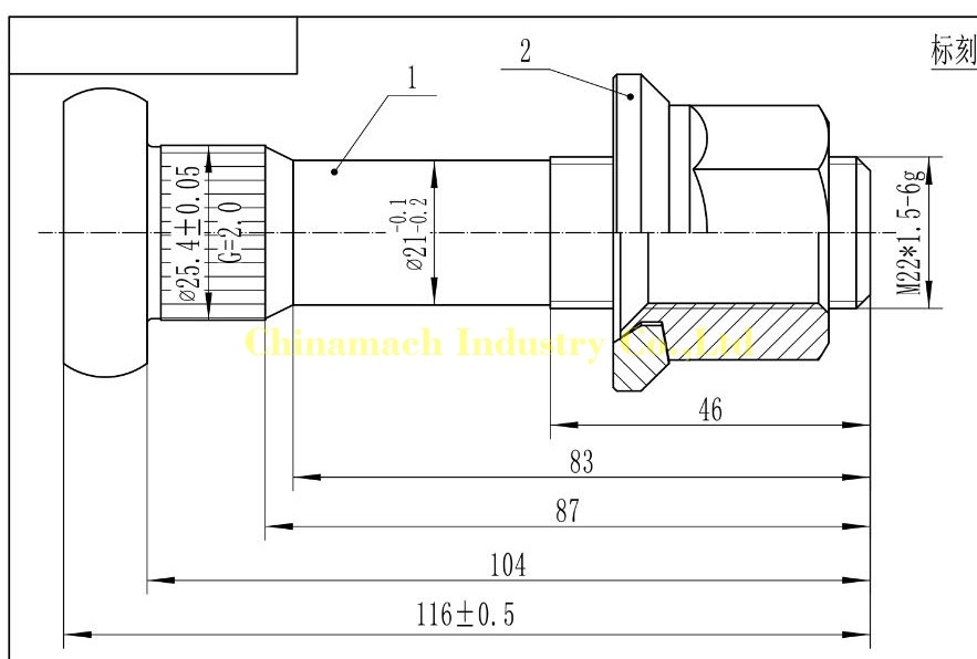 Daf Truck Spare Parts Daf Wheel Nut Bolt 0652575/1356737/620649/062649/1308038/1373007