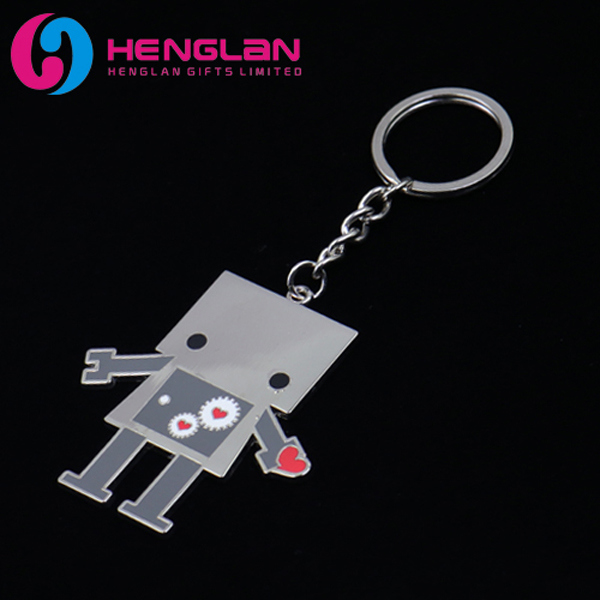 Silver Plated 3D Metal Alloy Microphone Keychain for Music Lovers