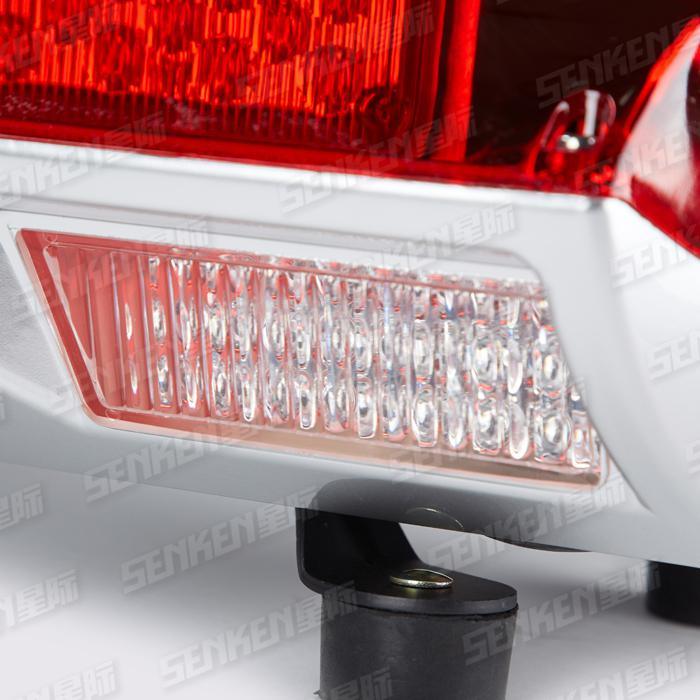 Senken New Aerodynamic Bright with Speaker Xenon/LED Emergency Warning Lightbar for Police Car