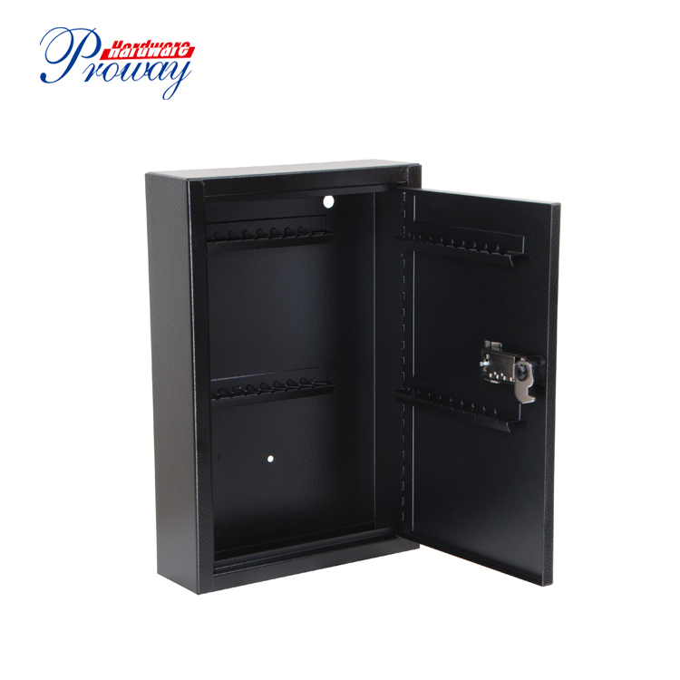 40 Key Cabinet Steel Security Lock Box with Combination Lock Wall Mounted