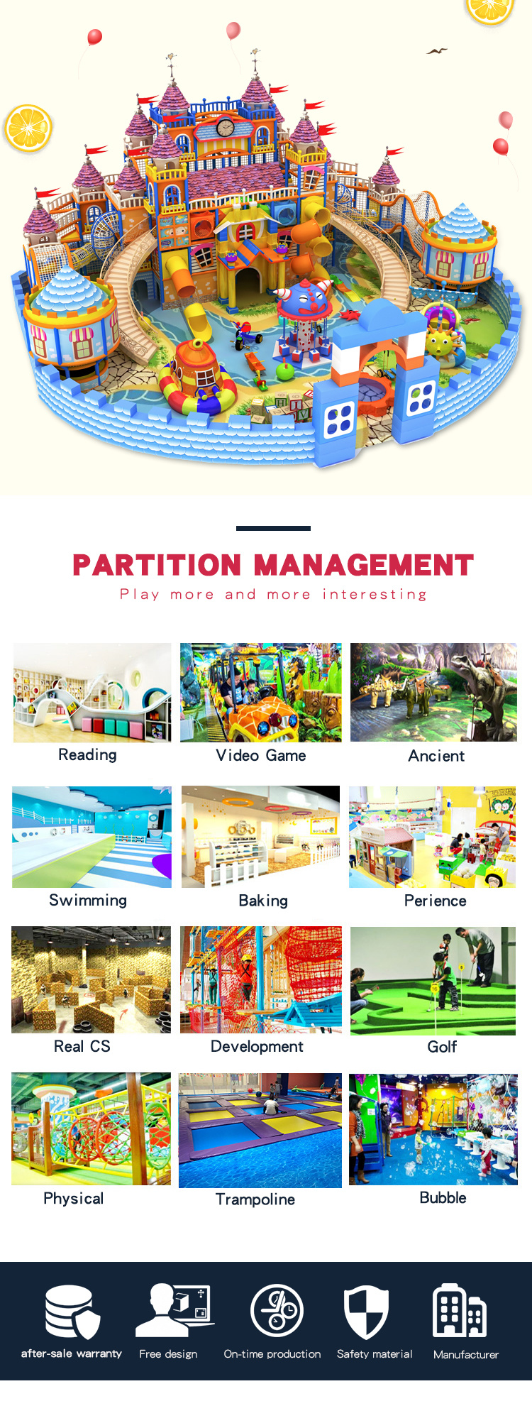 New Theme Children's Play Equipment Children's Indoor Playground with Manufacturers Custom