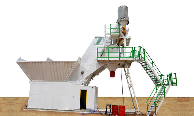 75m3/H Separate Electric Mobile Cement Batching Plant for Sale