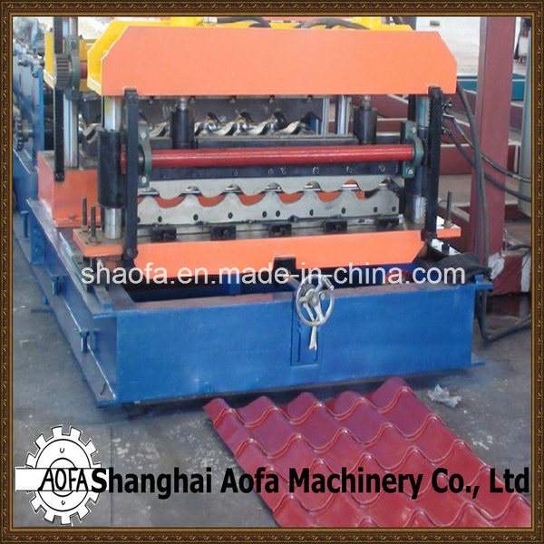 Metal Steel Stage Roof Glazed Tile Roll Forming Machine