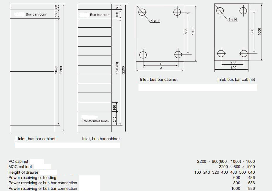 15kv 630kVA Switchgear Metal Low Voltage Power Distribution Box