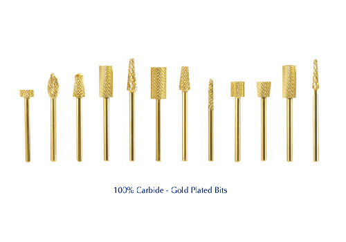 Golden Drill Bits Nail Tool,