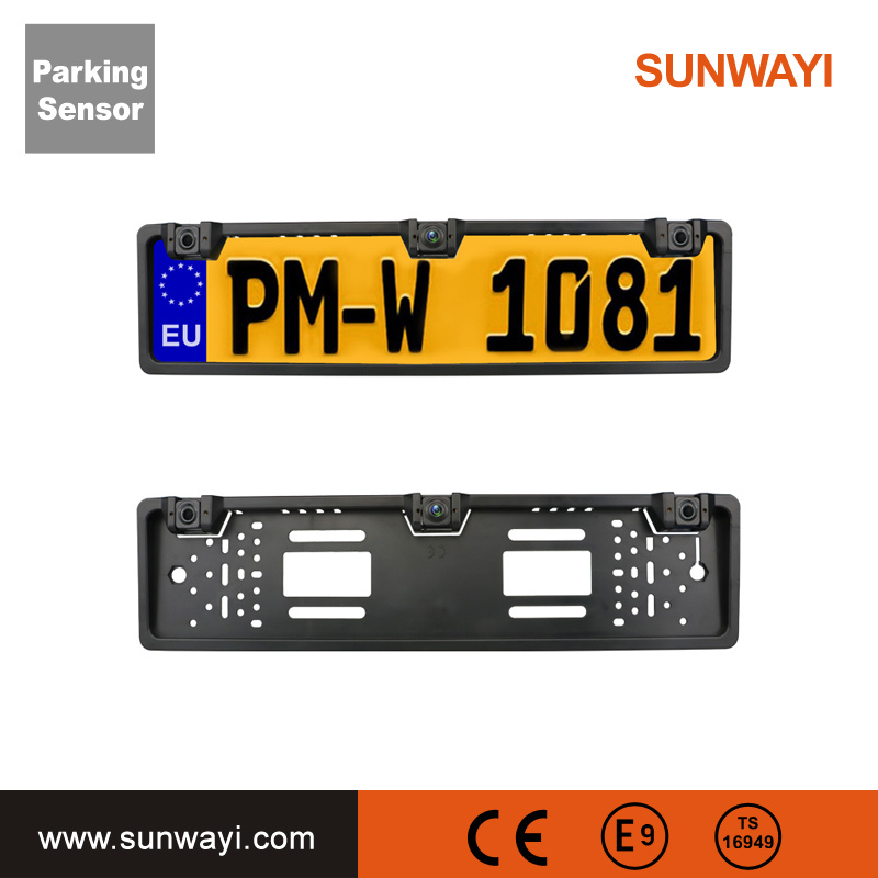 Video Parking Sensor Exclusive for EU Licence Plate Front and Back