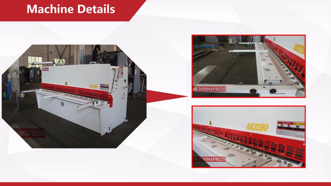 QC12y-6X3200 Hydraulic Metal Cutting Machine for Stainless /Mild Steel