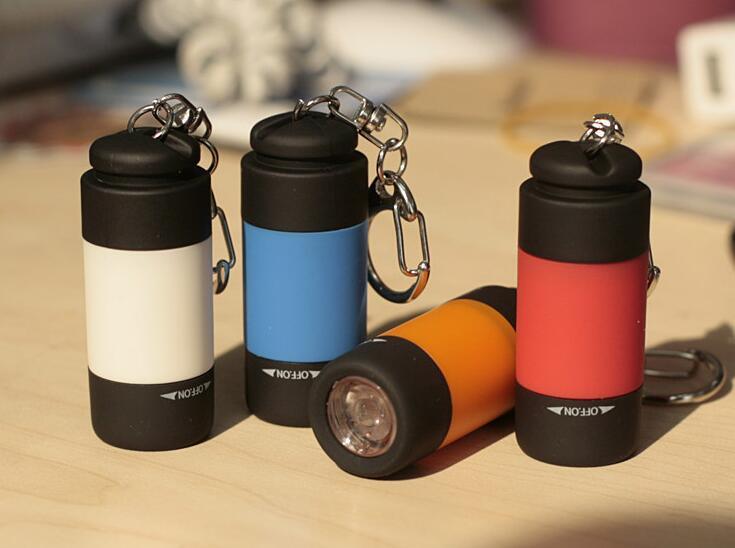 USB Rechargeable LED Torch Light with Keychain Mini LED
