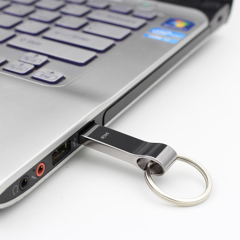 Metal Keyring Mini USB Flash Disk Memory Storage