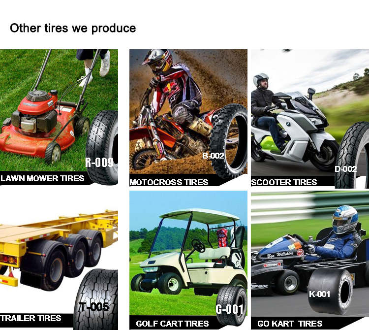 Lawnmower Motorcycle High Speed China ATV Premium Rubber Compound Tyre