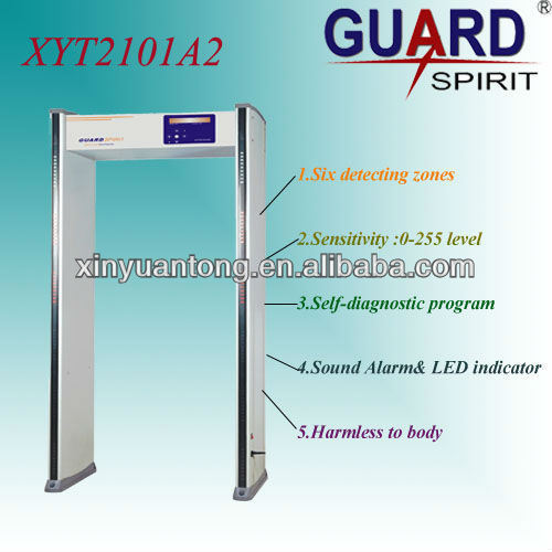 255 Level High Sensitivity Archway Metal Detector, Walk Through Metal Detector