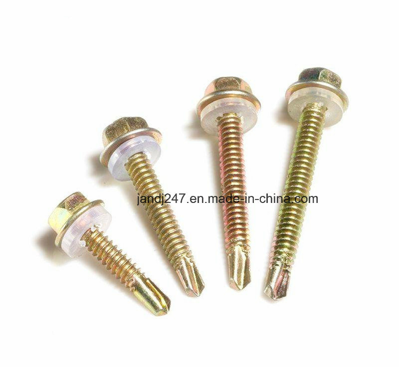 Hex Washer Head Self Drilling Tapping Metal Screw with Washer