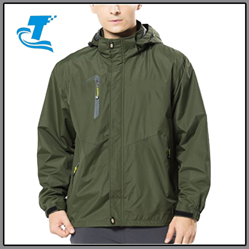 Men's Lightweight Waterproof Hooded Sports Rain Coat