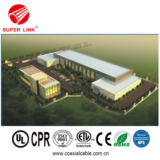 Superlink High Standard Test Passed Coaxial Cable RG6 for Setellite/Monitor/CCTV/CATV Camera