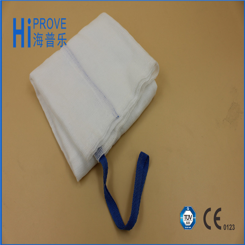 High Quality Gauze Lap Sponge with X-ray Blue Loop