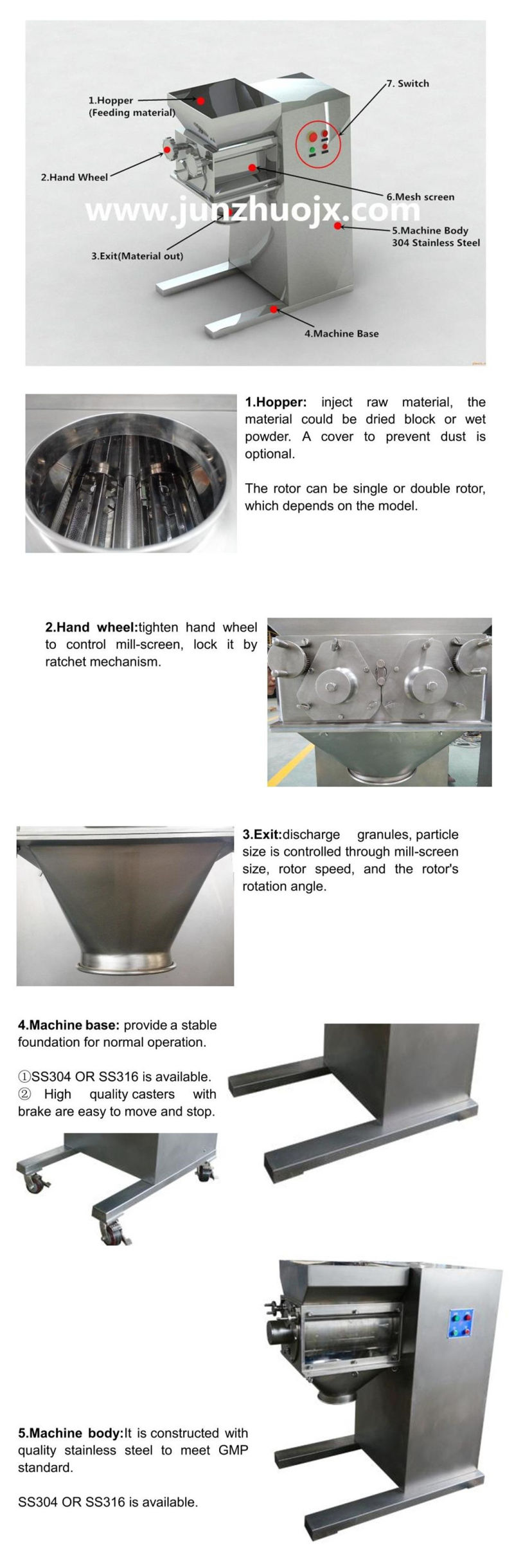 Oscillating Granulator for Detergent Powder, Fertilizer, Paint