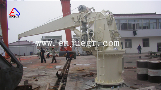 Asb Class Certificated Electro-Hydraulic Stiff Boom Marine Jip Provision Crane