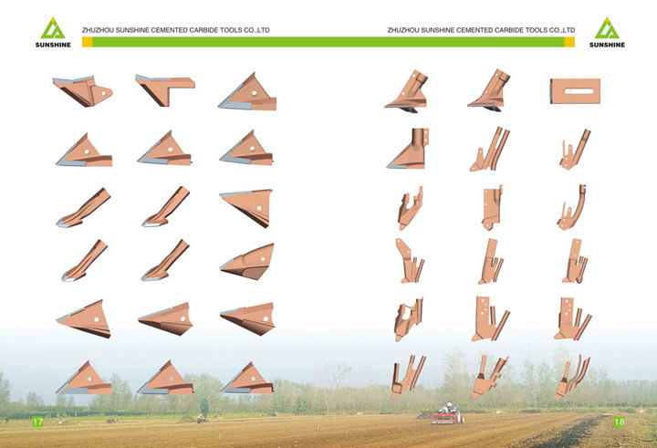 Casting Parts with Carbide for Agricultural Machinery