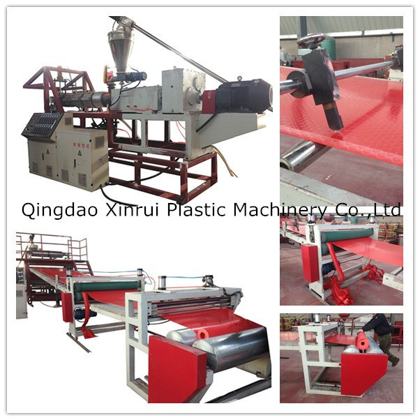 Twin Screw Extruder PVC Coin Mat Making Machine