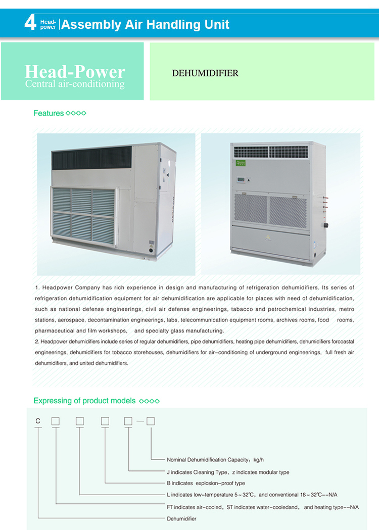 Large Industrial Dehumidifier Used in Commercial Buildings Special Conditioner