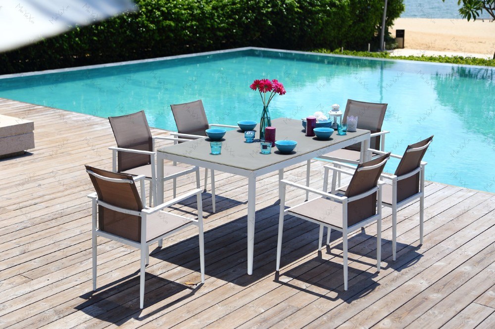 New Design Garden Powder Coating Aluminum Outdoor Balcony Furniture