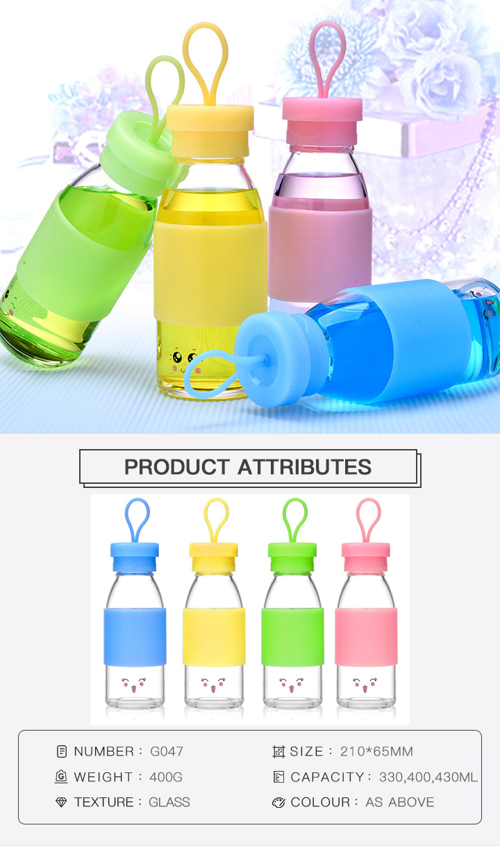 Promotional Gift Items Child Water Bottle with Silicone Sleeve