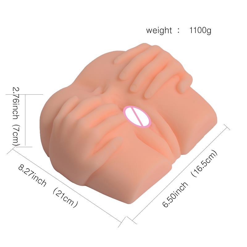 Realistic Sex Novelty Big Fat Ass Love Doll Pussy Rubber Vagina Toy