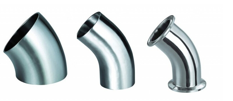 Stainless Steel Sanitary Welded Elbow Pipe Fittings