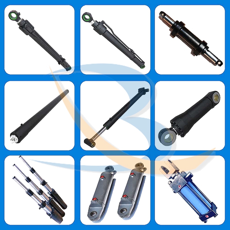 Road Servicing Machine Container Tilt Hydraulic Cylinder